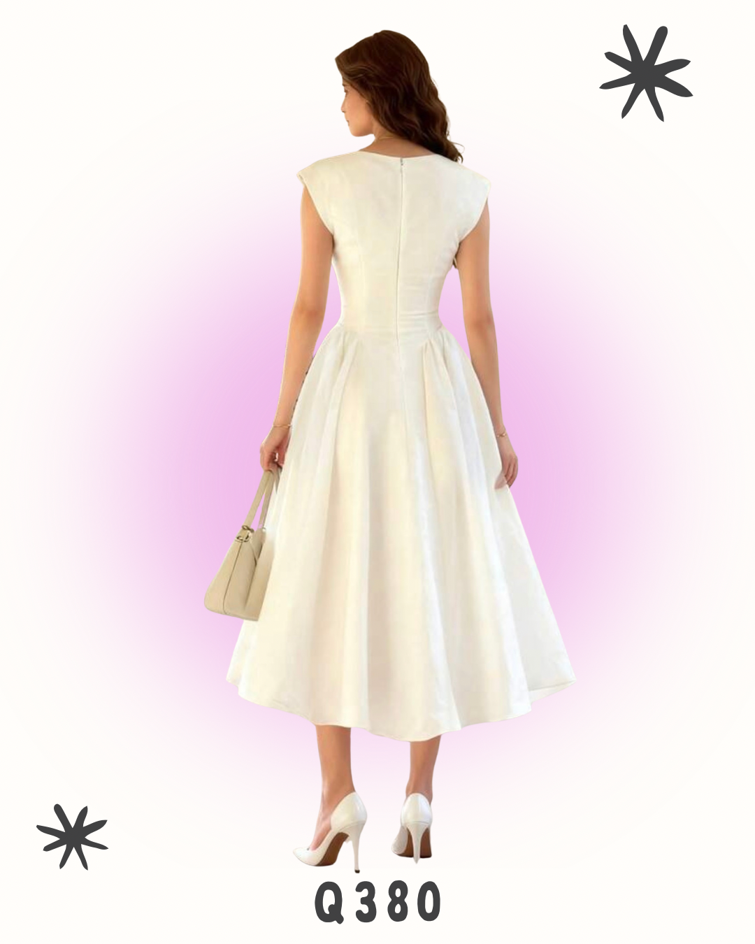 Vestido Elegance Midi Blanco